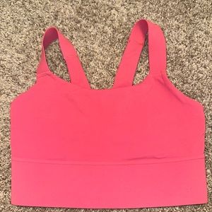 Athleta Crop Top Womens Small Pink Built In Bra